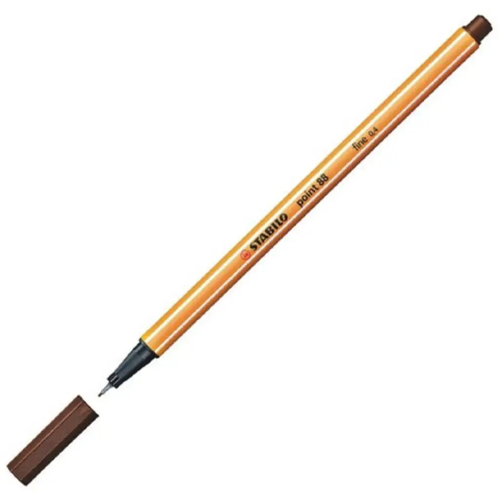 Stabilo: Point 88 tmavohnedý popisovač 0,4mm