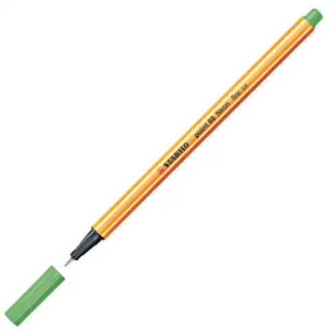 Stabilo: Point 88 tűfilc 0,4mm-es neon zöld színben kép 2