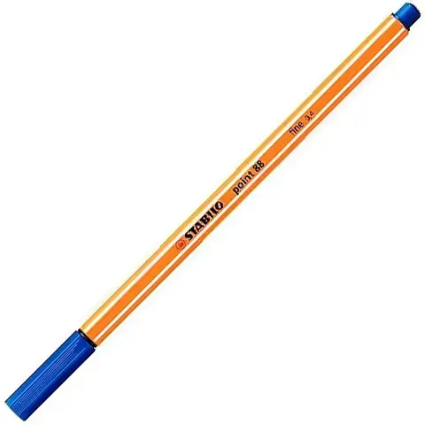 Stabilo: Point 88 liner v modrej farbe 0,4mm