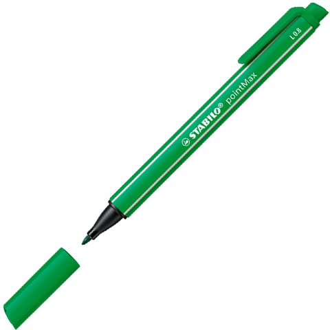 Stabilo: pointMax rostirón zöld színben M 0,8mm kép 2