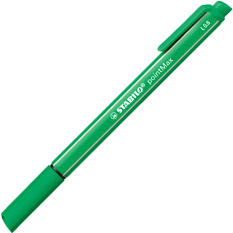 Stabilo: pointMax rostirón zöld színben M 0,8mm kép 1
