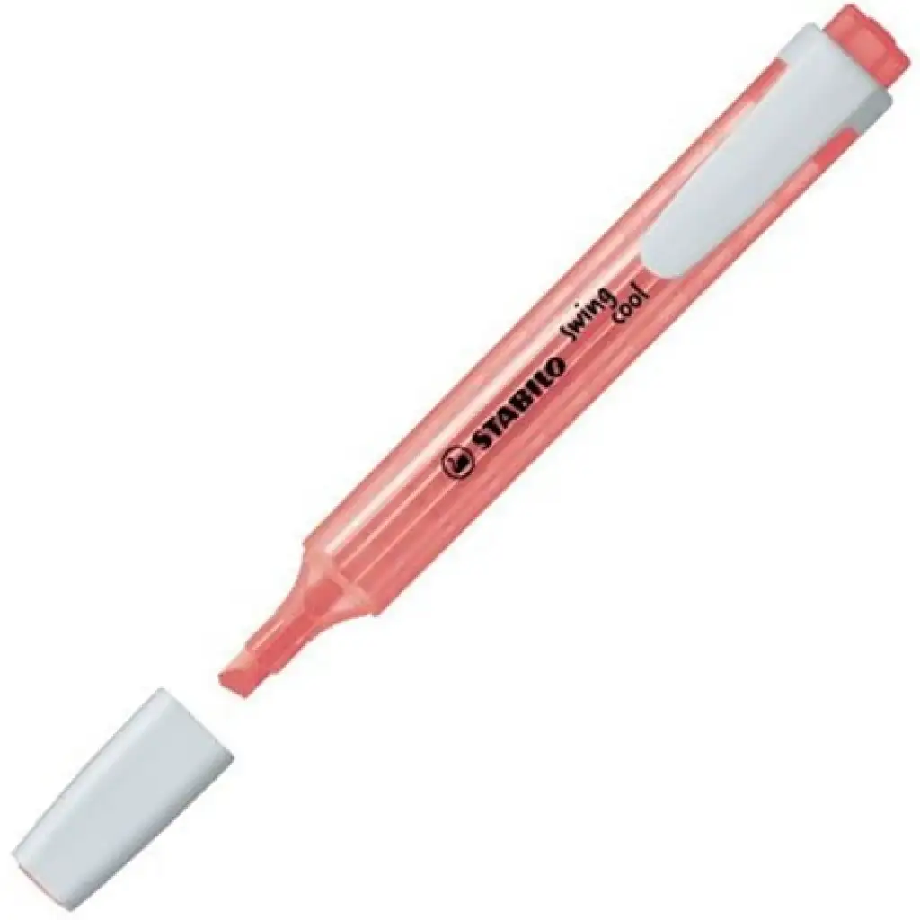 Stabilo: Swing Cool červený zvýrazňovač