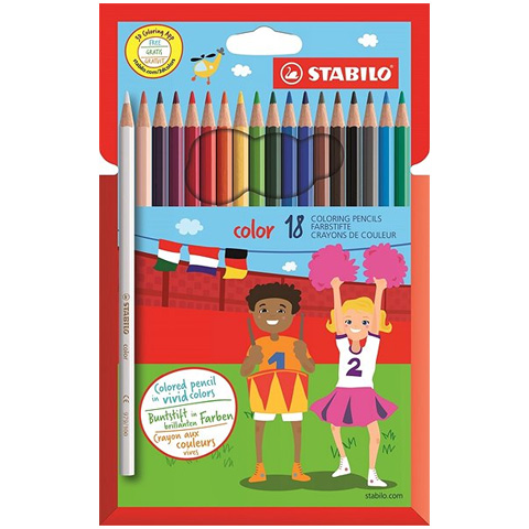 Stabilo: Color színes ceruza készlet 18db-os kép 1