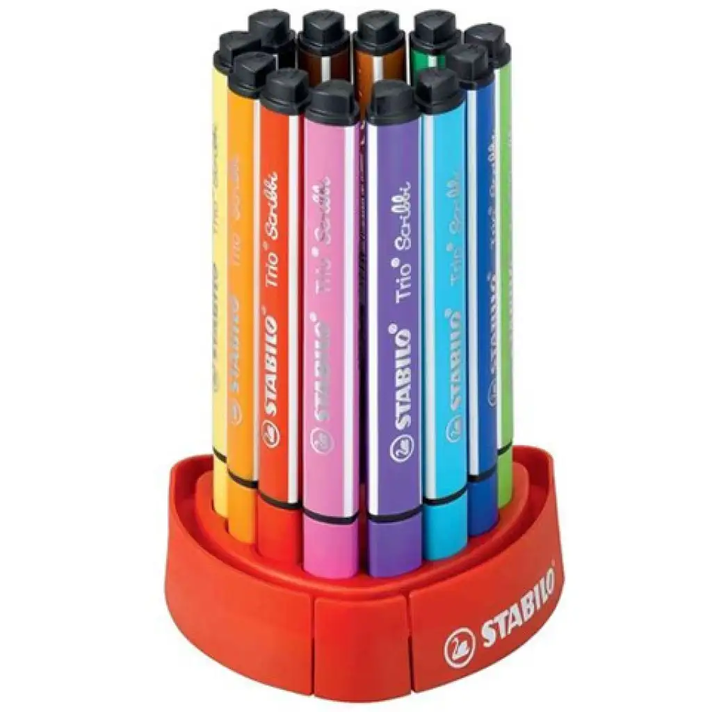 Stabilo: Trio Scribbi stolná súprava fixiek, 12ks kép 2