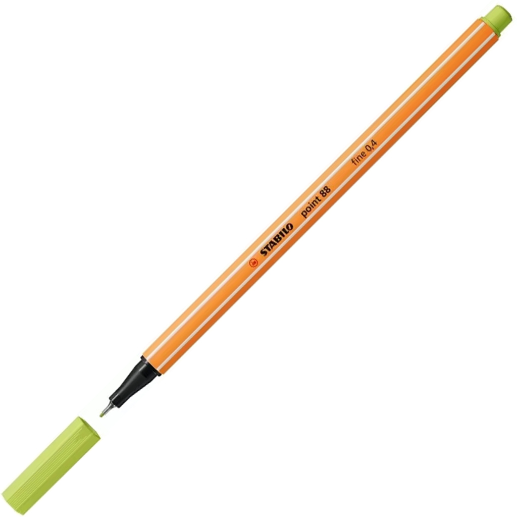 Stabilo: Point 88 tűfilc 0,4mm lime zöld színben kép 1