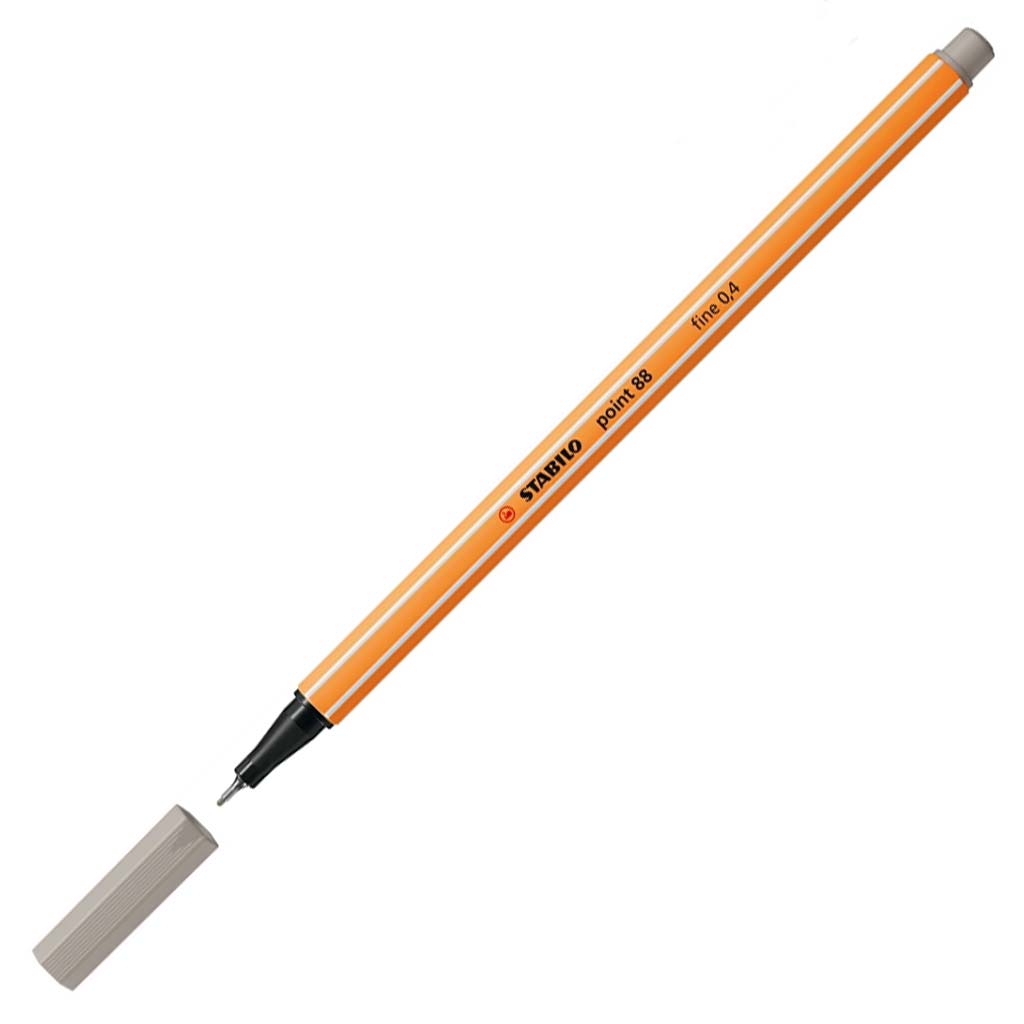 Stabilo: Point 88 tűfilc 0,4mm-es meleg szürke színben kép 1