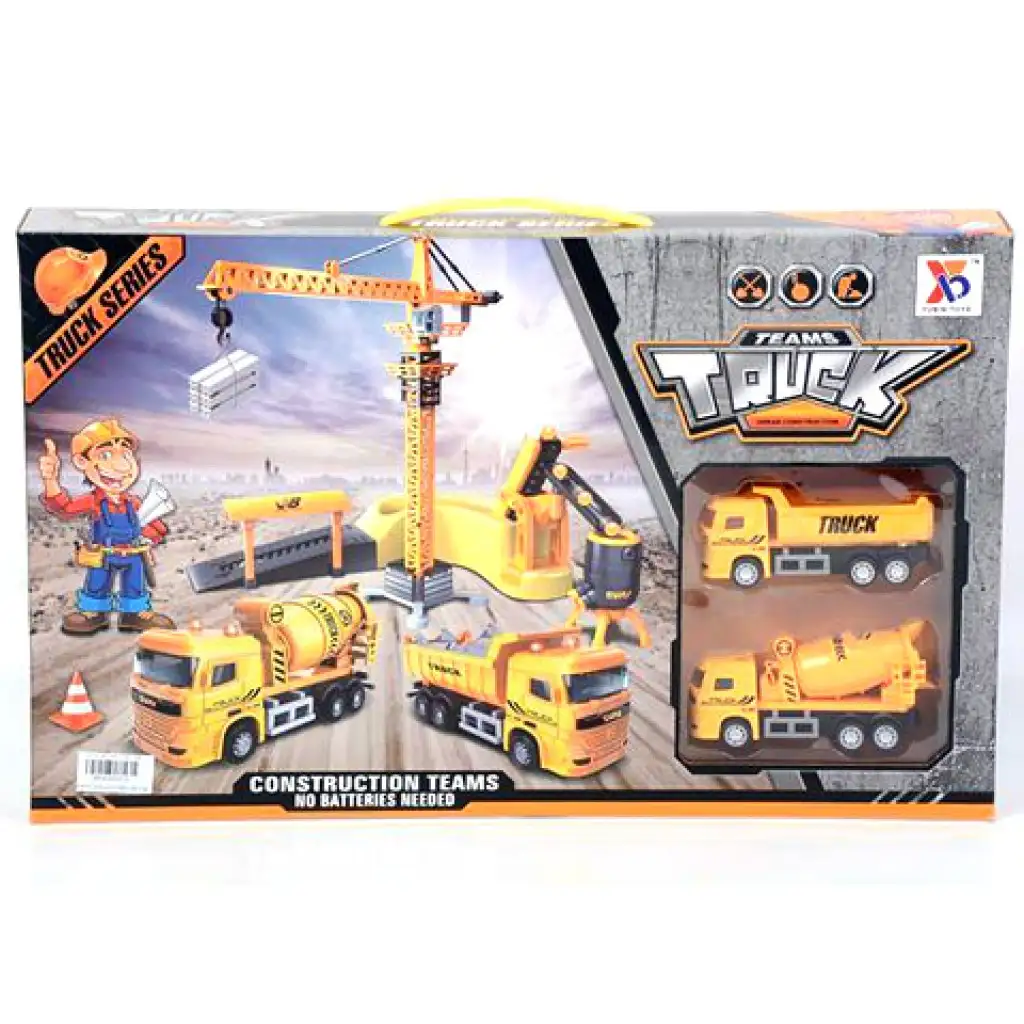 Stavebnícky hrací set s 2 autami