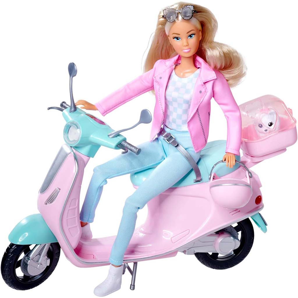 Steffi Love: Bábika Steffi s kolobežkou - Simba Toys kép 2