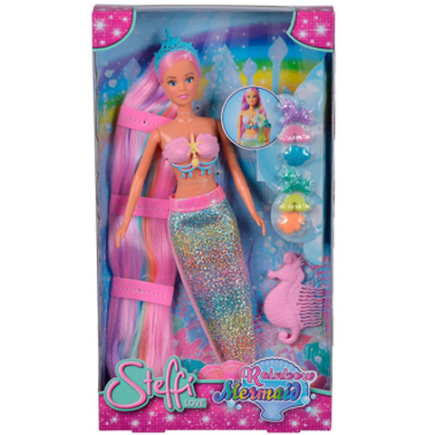 Steffi Love: Dúhová morská panna bábika - Simba Toys