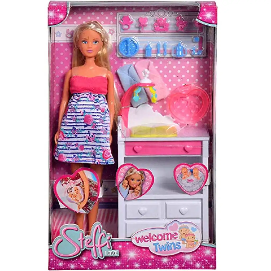 Steffi Love: Tehotná Steffi Love bábika s príslušenstvom- Simba Toys