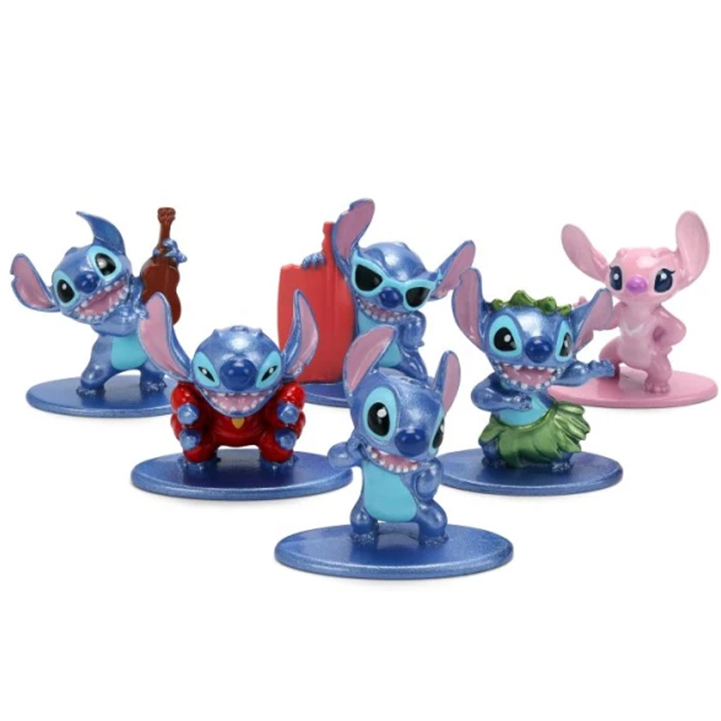 Disney Stitch Nano kovová figúrka 6-dielna sada - Jada Toys kép 2