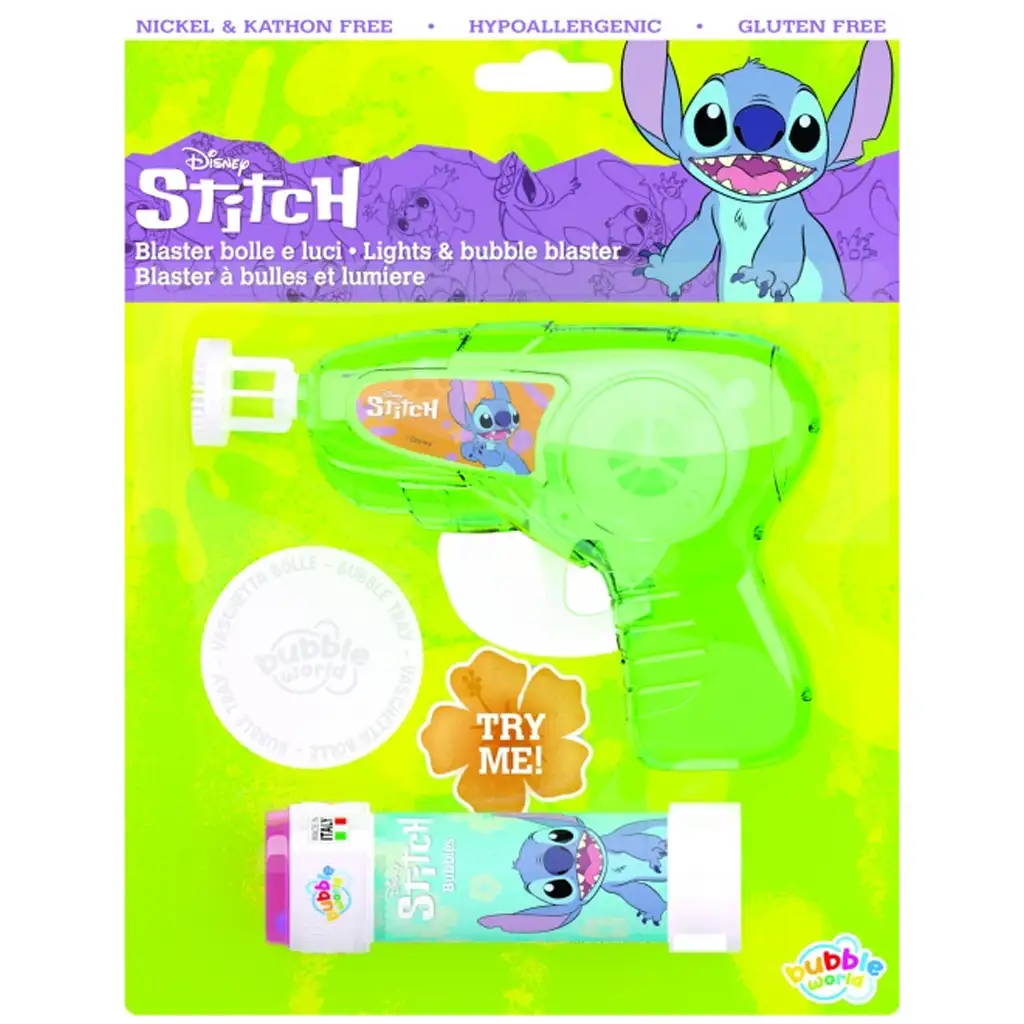 Stitch sada bublifukovej pištole so svetlom
