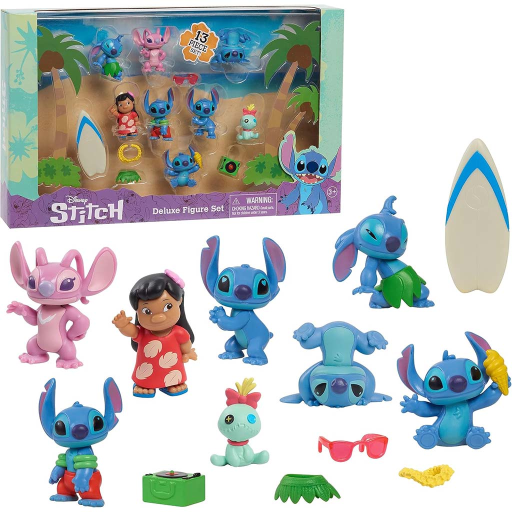 Sada deluxe figúrok Lilo & Stitch, 11 kusov kép 2