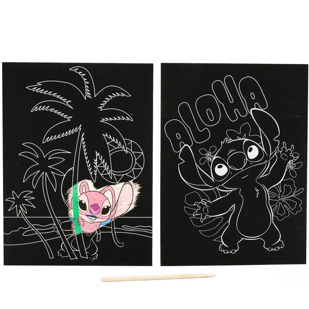 Canenco: Stitch škrabací plagát, 29x15 cm, 2 kusy kép 3