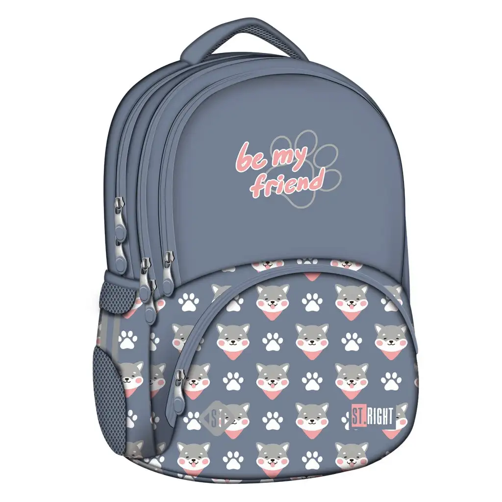 St.Right Be My Friends školská taška batoh 17"