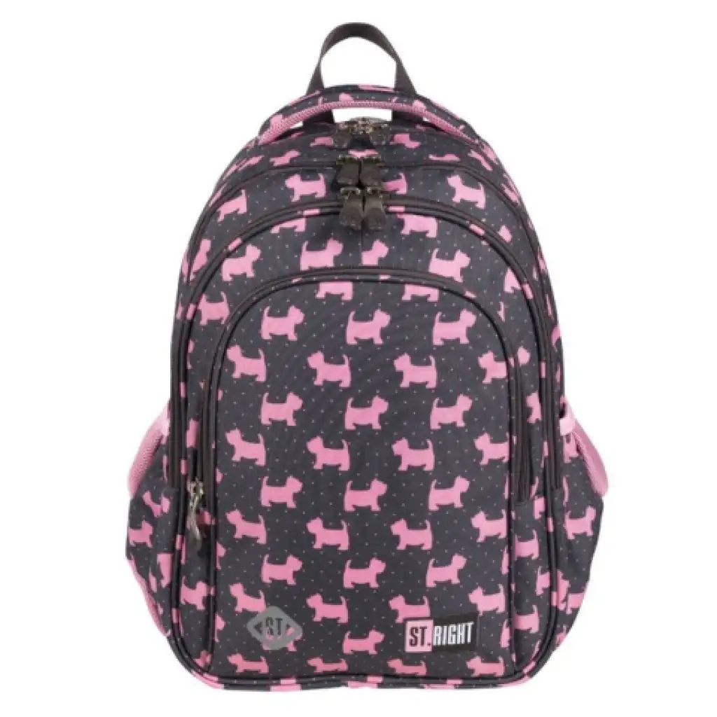 St.Right Doggies ergonomická školská taška,batoh 16"