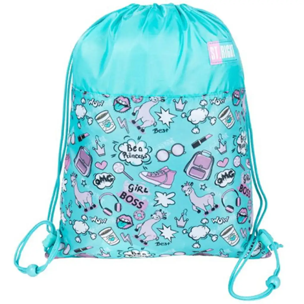 St.Right Lama Pastelové vrecko na telocvik športový vak