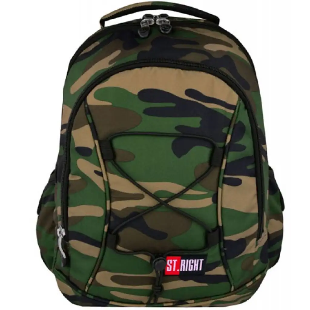 St.Right Moro školská taška s dvomi priečinkami, batoh