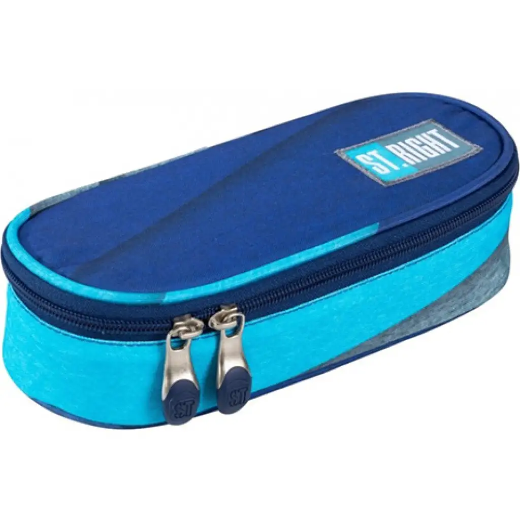 St.Right oválny peračník s modrým odtieňom 23 cm