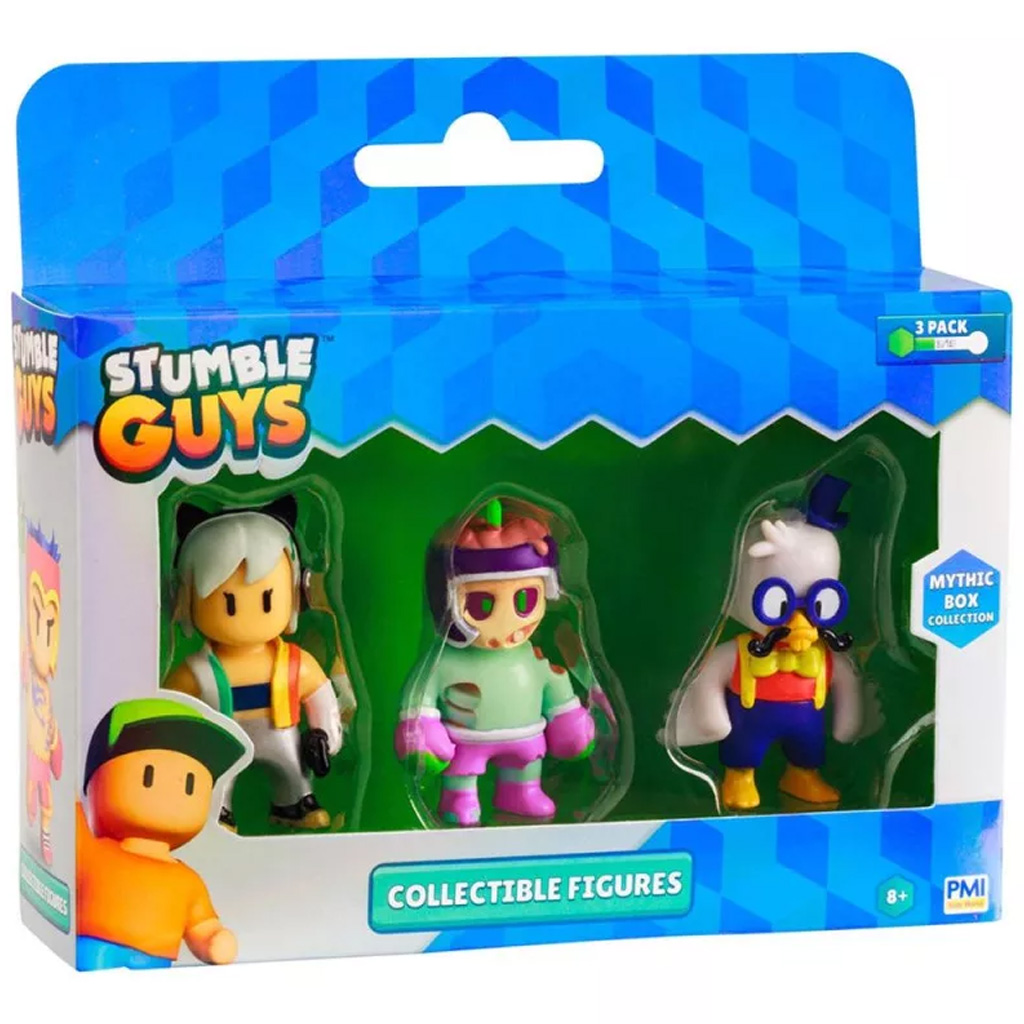 Stumble Guys 3db-os mini figura csomag többféle változatban 3. sorozat 1db kép 1