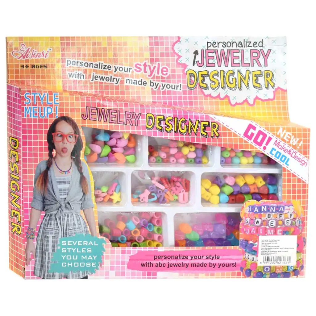 Style Me Up! Kreatívny set na výrobu náramkov a náhrdelníkov s farebnými  perlami