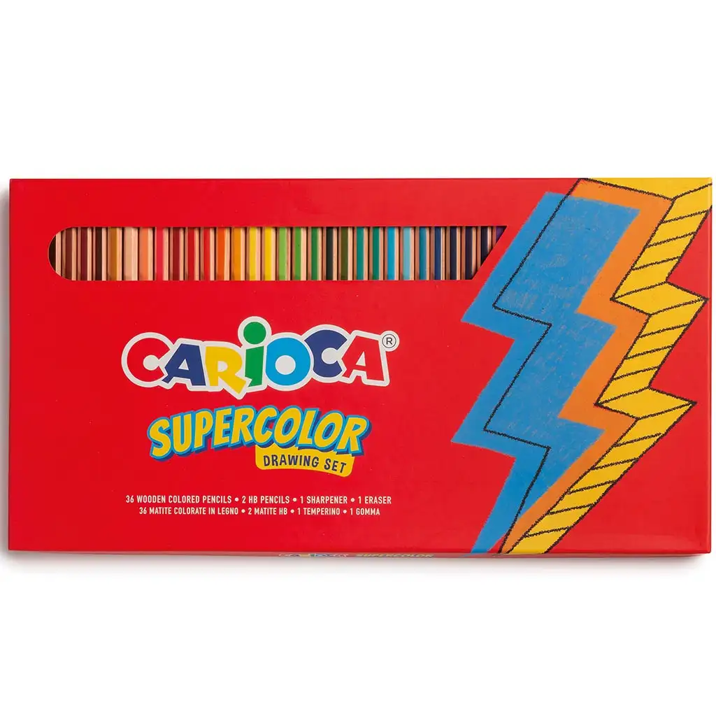 Supercolor 40-dielna sada na kreslenie - Carioca kép 1