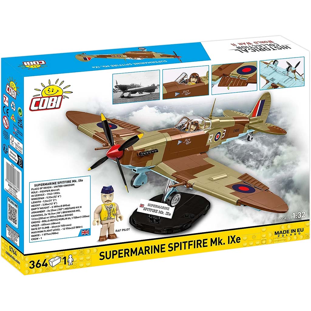 COBI: Stavebnica lietadla Supermarine Spitfire Mk. IXe (5764) kép 10