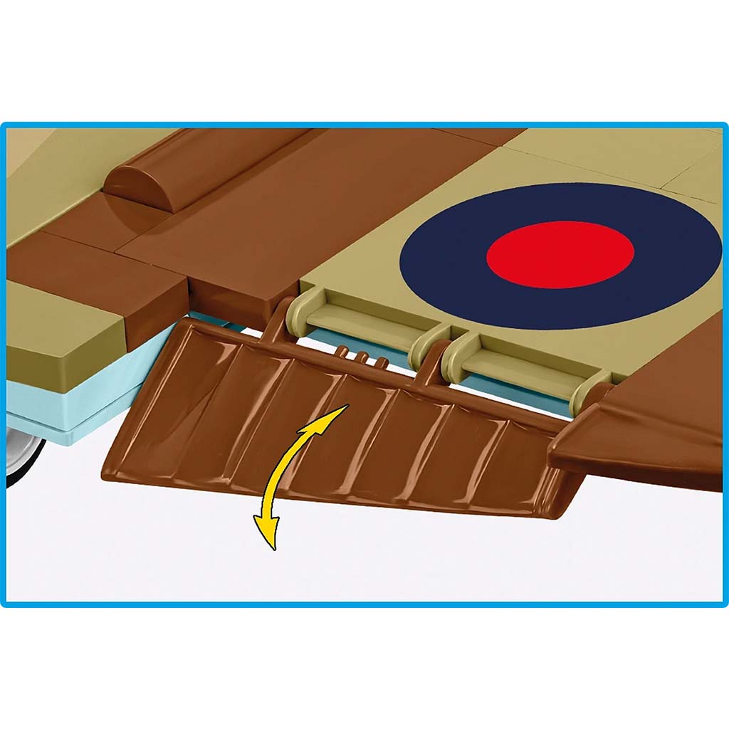 COBI: Stavebnica lietadla Supermarine Spitfire Mk. IXe (5764) kép 5