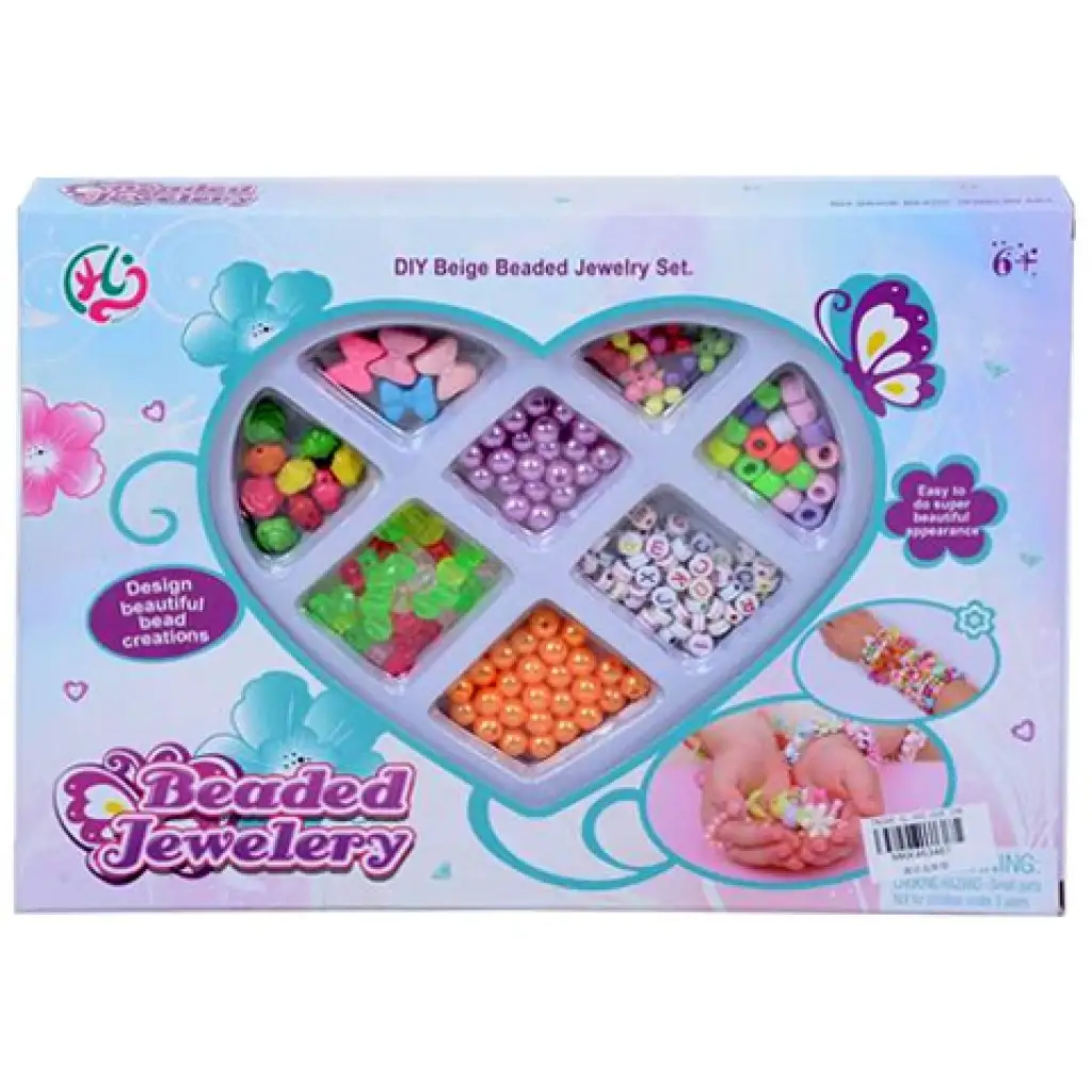 Súprava na výrobu šperkov v tvare srdca