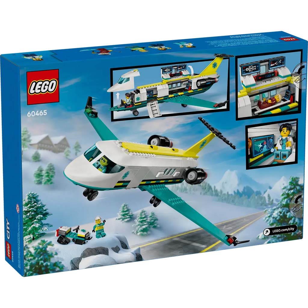 LEGO® City: Sürgősségi mentőrepülőgép (60465) kép 2