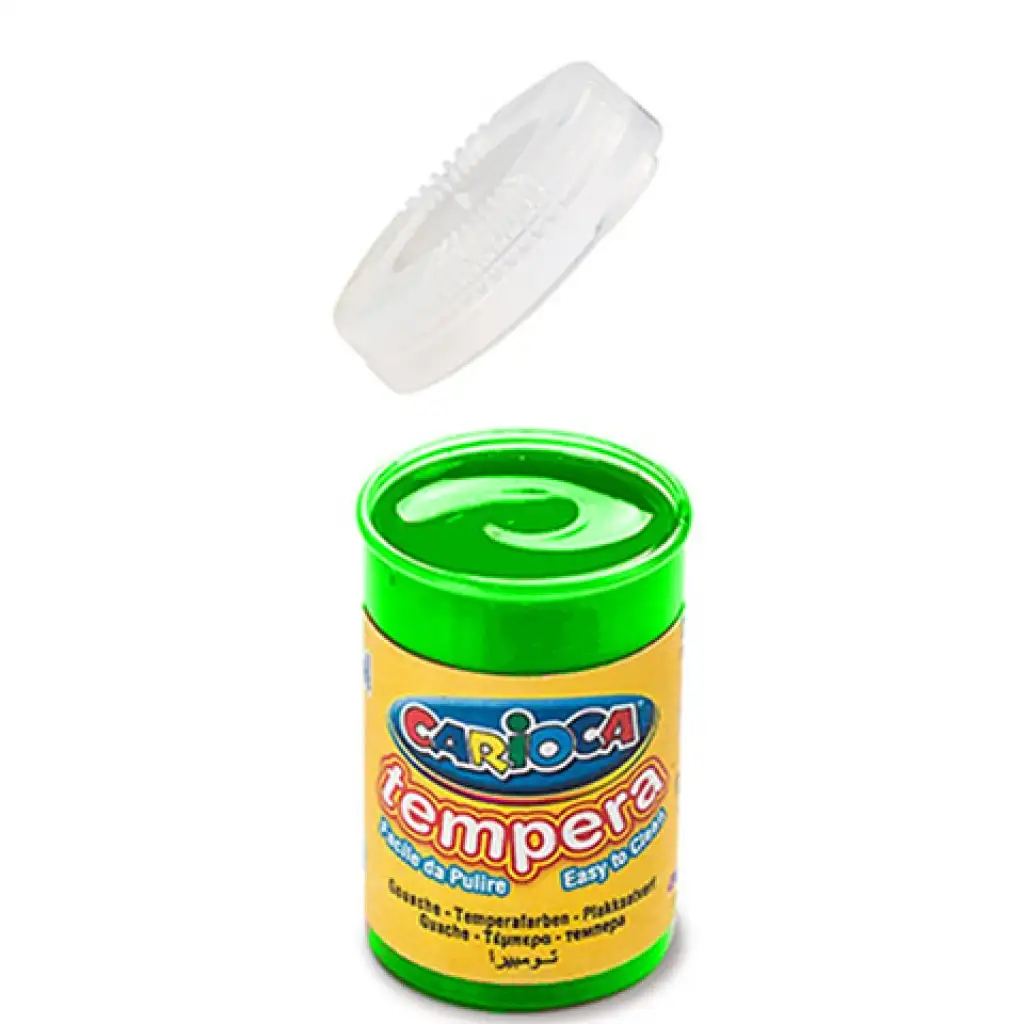 Svetlo-zelená tempera v tégliku 6x35g - Carioca