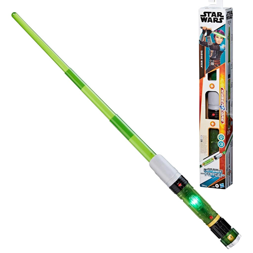 Star Wars Lightsaber Forge: Sabine Wren otvárateľný elektronický svetelný meč so svetlom a zvukom - Hasbro kép 2