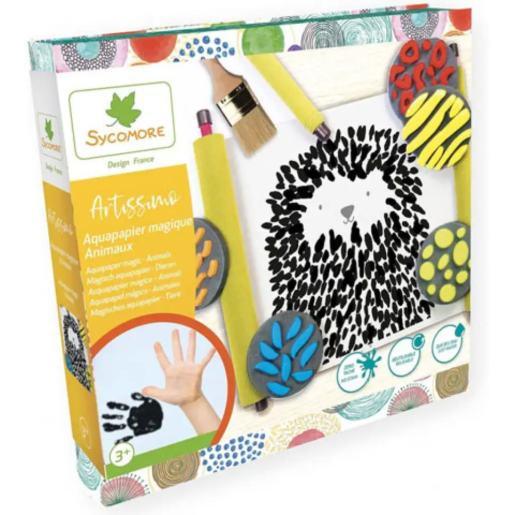 Sycomore Artissimo Aquapappier zviera set na vytvorenie zvieracích obrázkov
