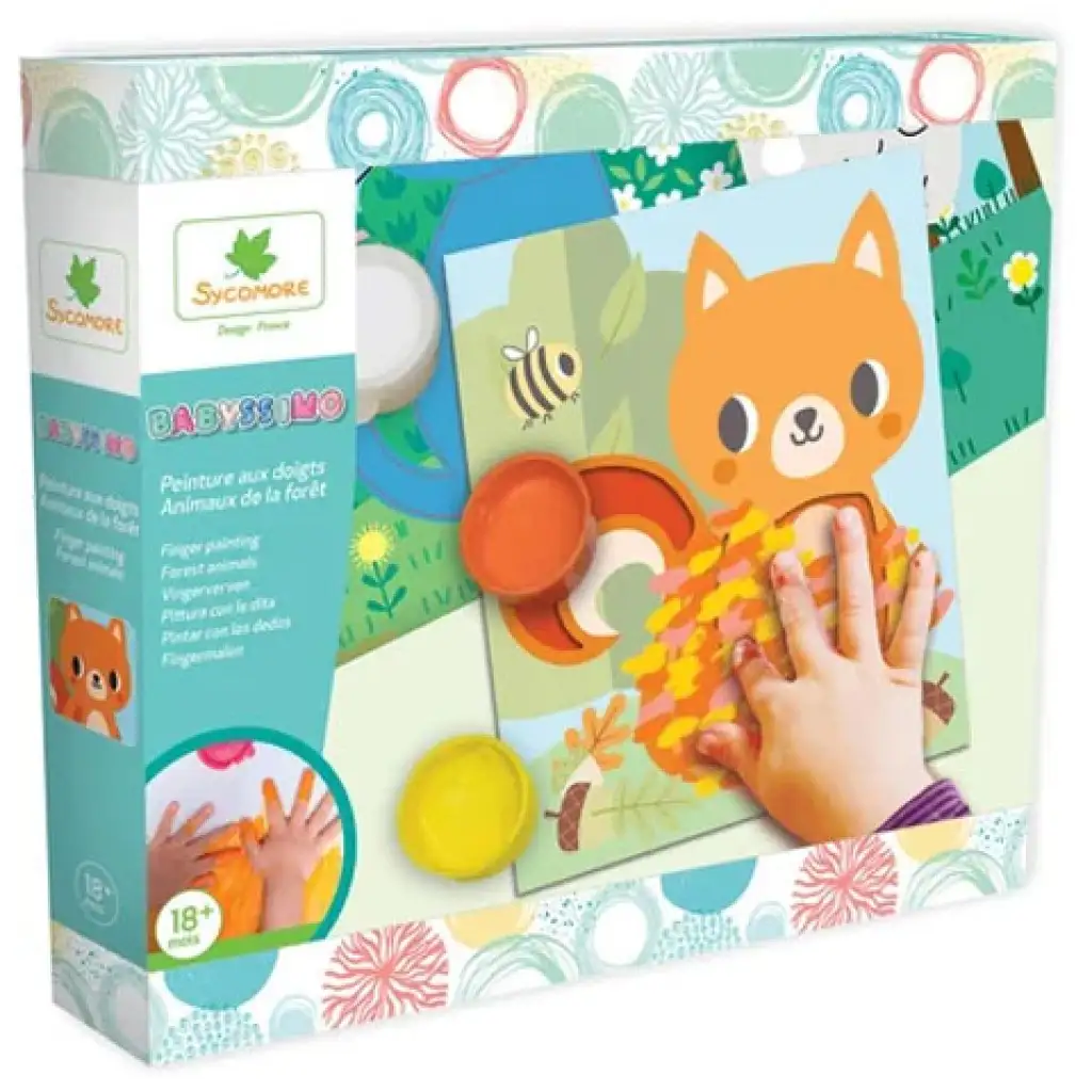 Sycomore Artissimo Maľovanie prstami - nálepky zvierat