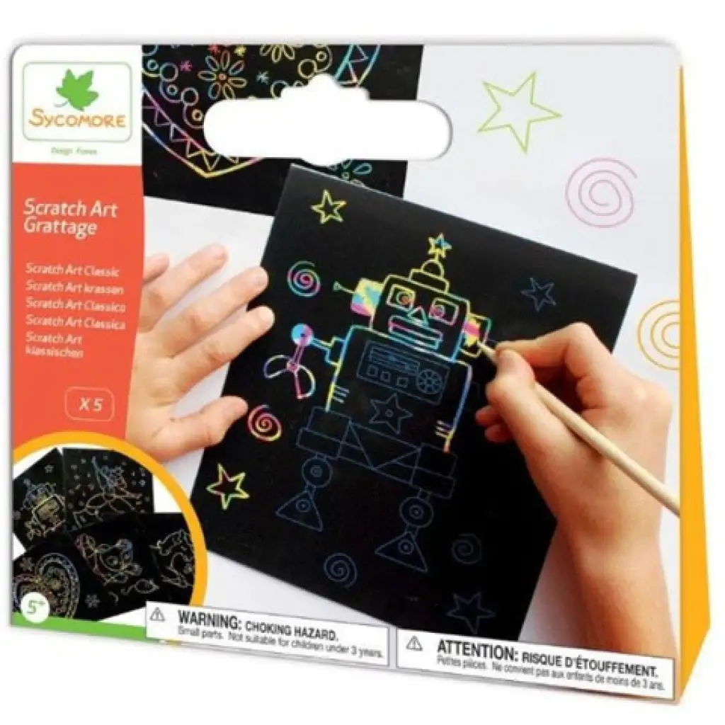 Sycomore Figúrky sada techniky škrabaného obrazu