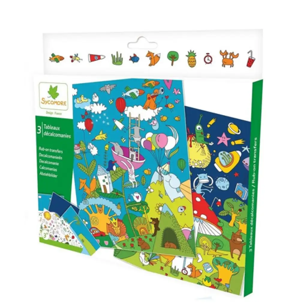Sycomore: Fiktívny svet, sada s nálepkami
