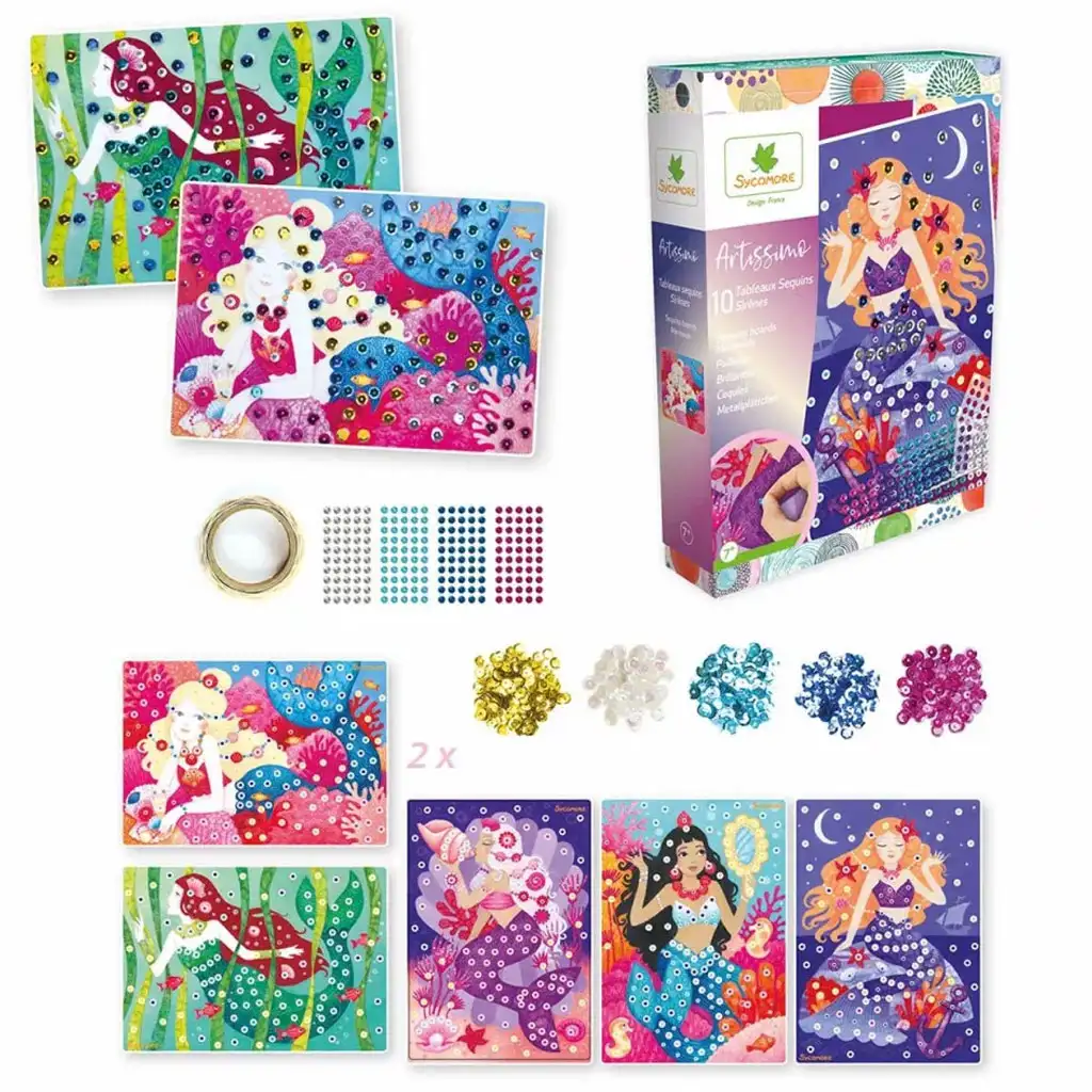 Sycomore: Artissimo sada na výrobu mozaikového obrazu s morskými pannami kép 3