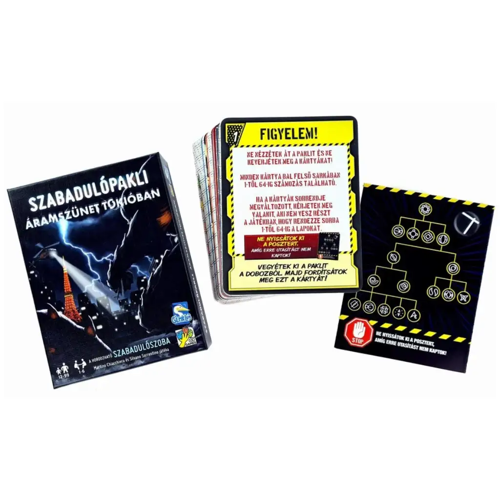 Úniková hra - Výpadok prúdu v Tokiu kartová hra kép 2