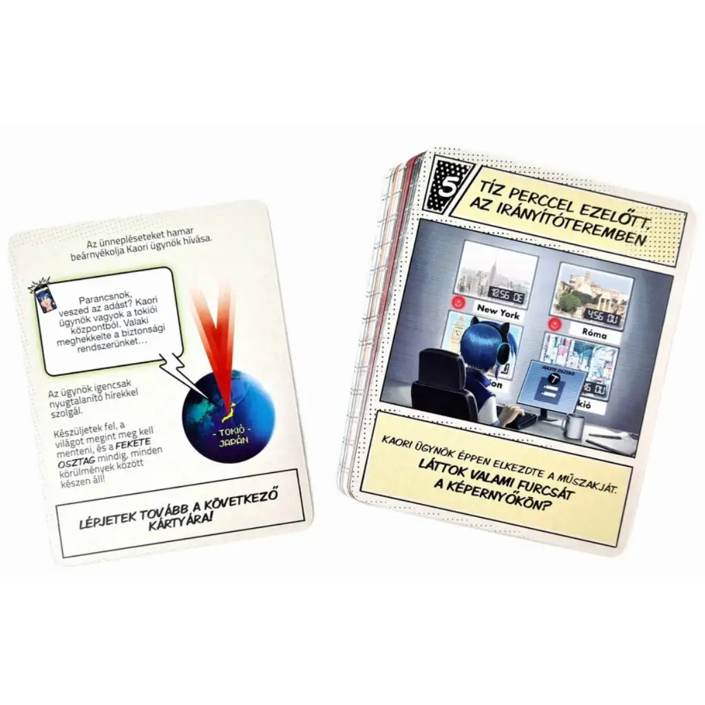 Úniková hra - Výpadok prúdu v Tokiu kartová hra kép 3