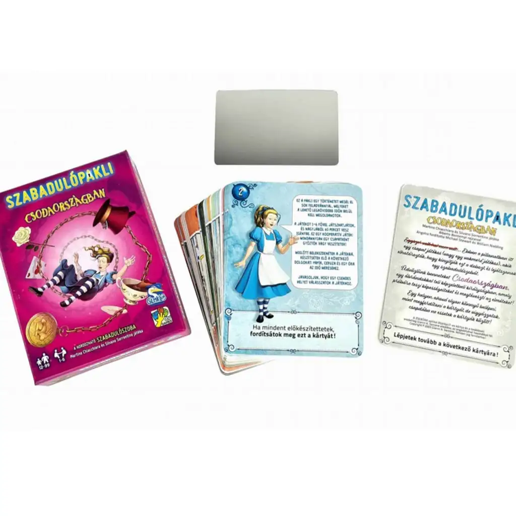 Úniková hra - V krajine zázrakov spoločenská hra kép 3