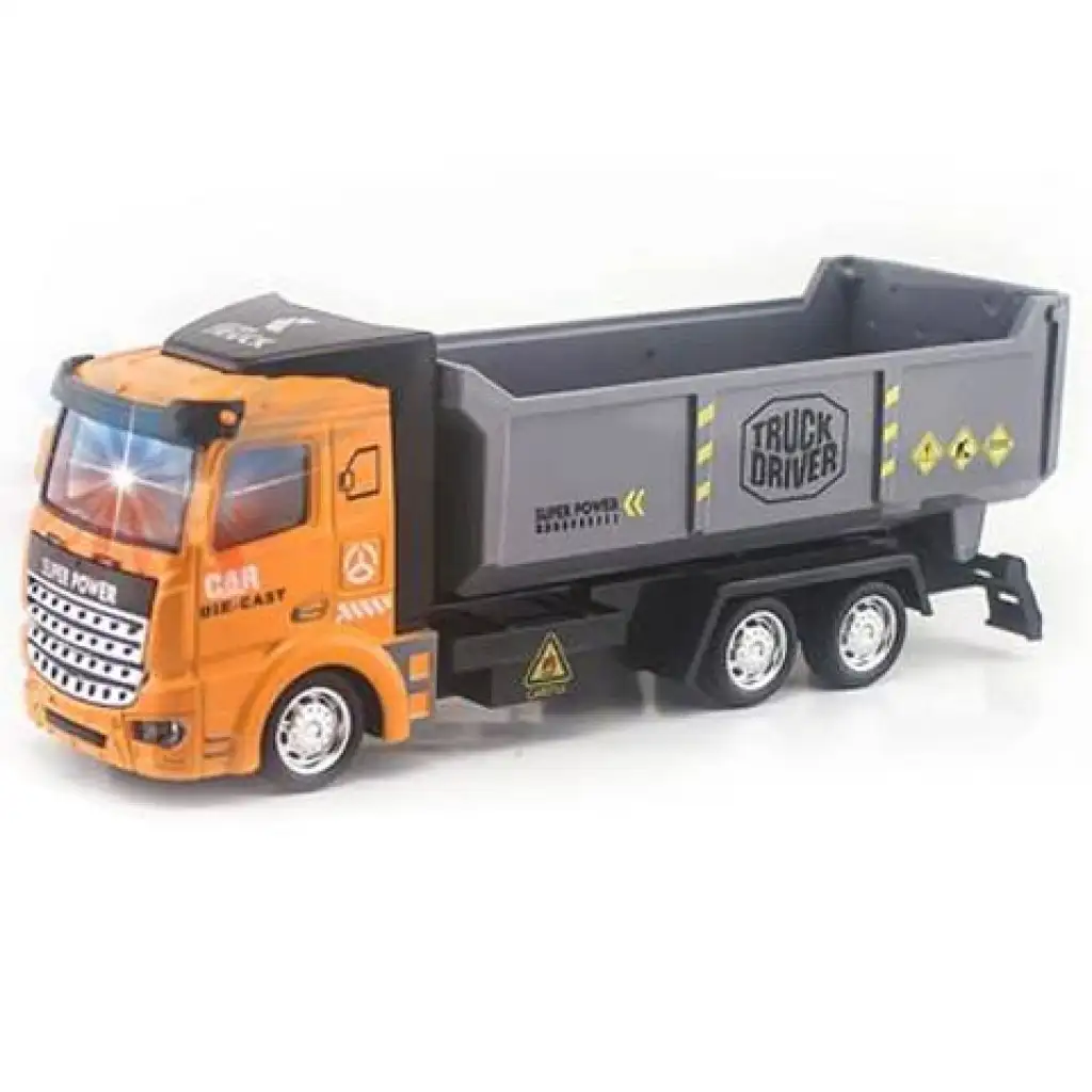 Szállító teherautó hátrahúzós meghajtással, fénnyel és hanggal 1/48 kép 1