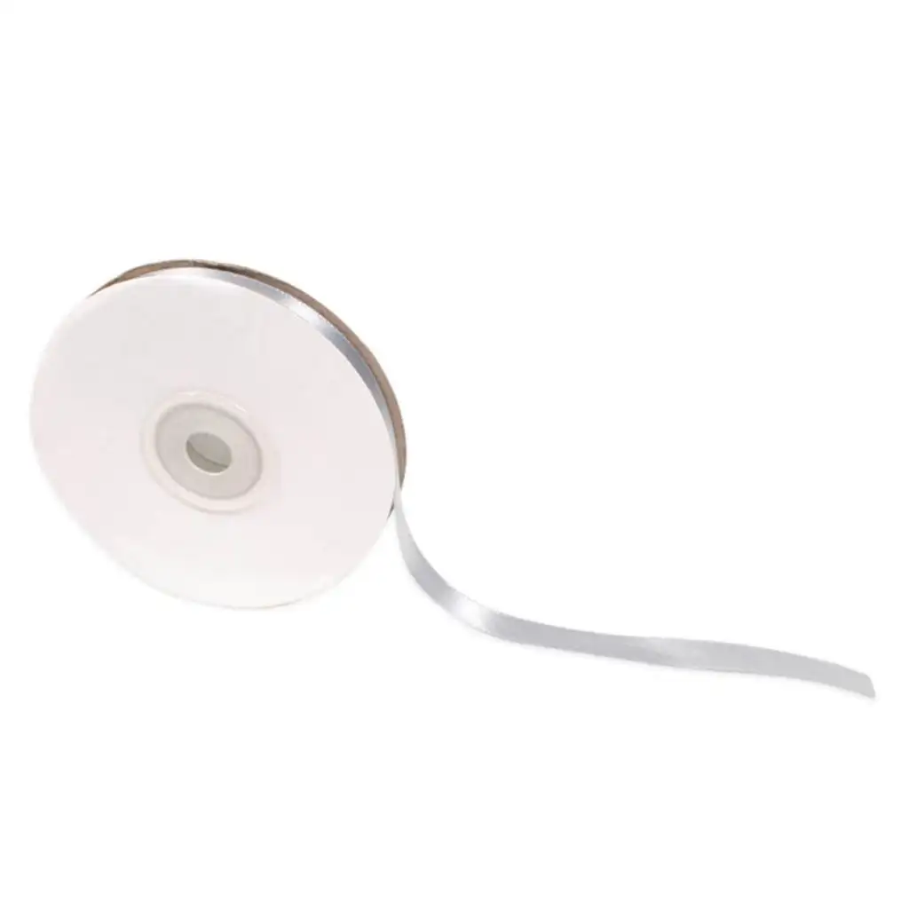 PlayBox: Saténová stuha striebornej farby 10mm 30m