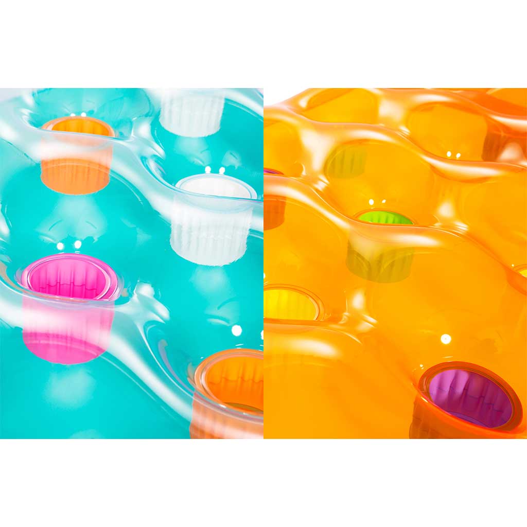 Bestway: Színes poharas gumimatrac többféle színben 1db 173x64x16cm kép 2