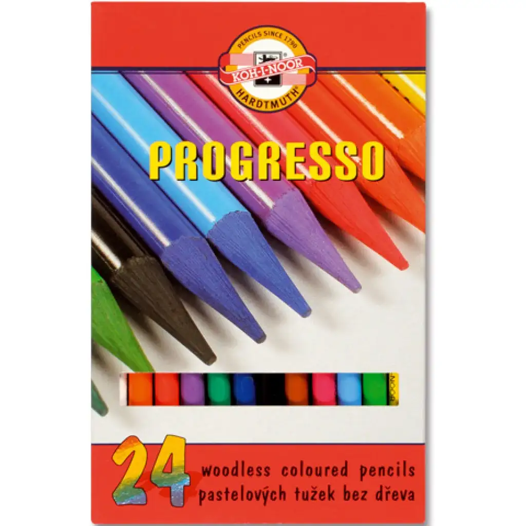 ICO: Pastelová ceruzka v laku Progresso 24ks Koh-I-Noor