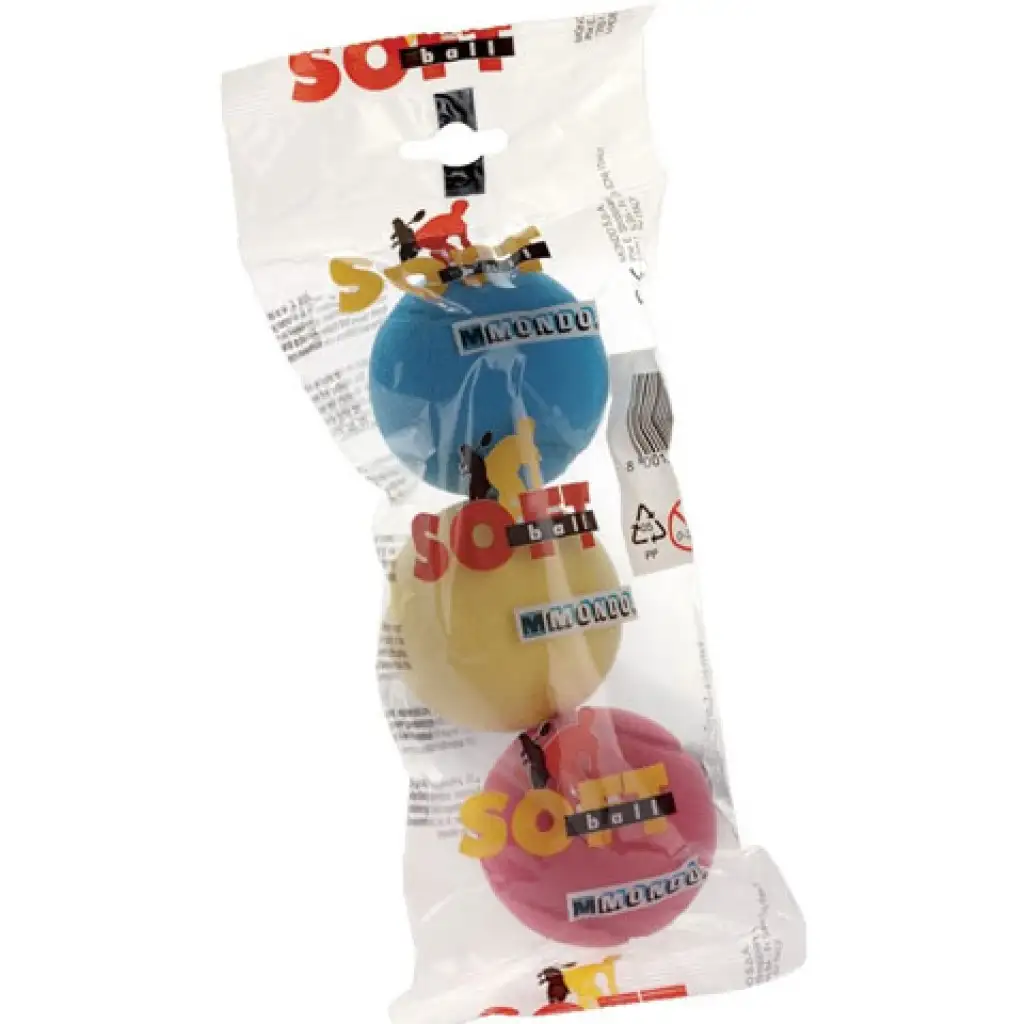 Farebné penové loptičky 7cm 3ks/bal