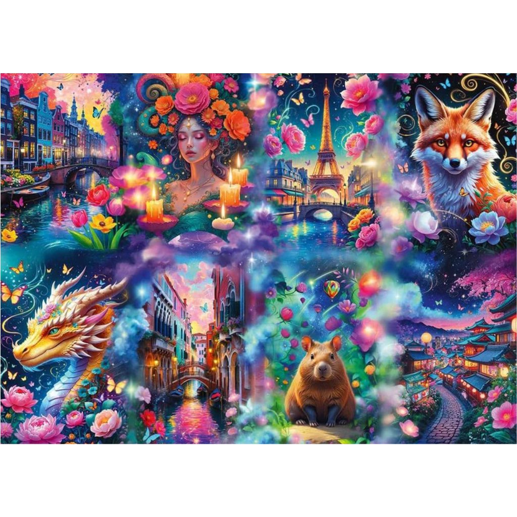 Farebný svet – prémiové 8000-dielne puzzle – Trefl kép 2