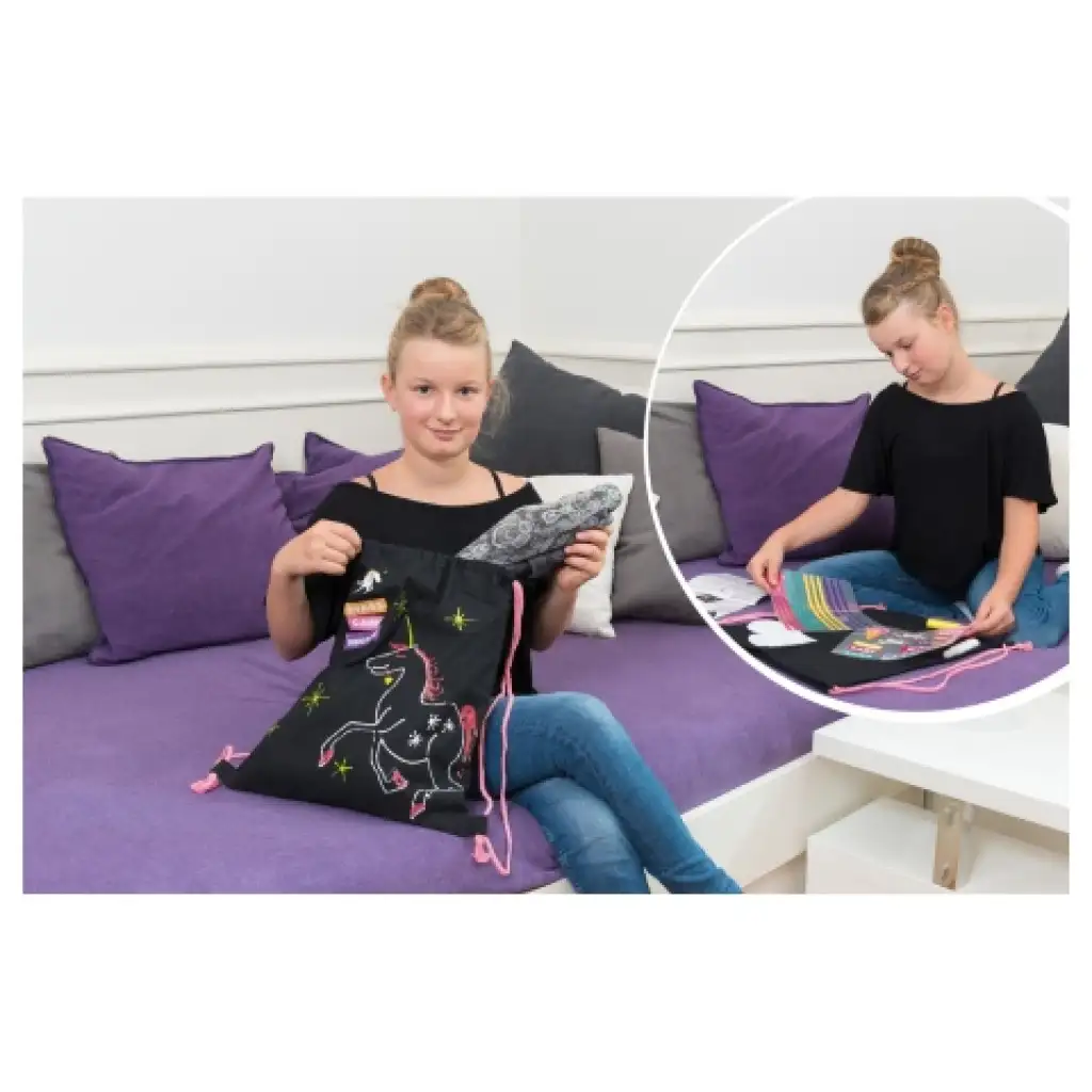 LENA: DIY kreatívny set na výrobu vrecka na telocvik