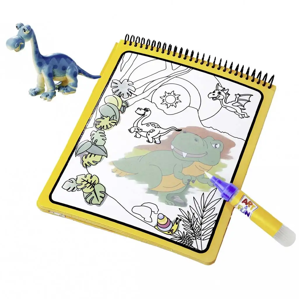 Art&Fun: Kreslenie dinosaurov vodou kreatívna hra - Simba Toys kép 2