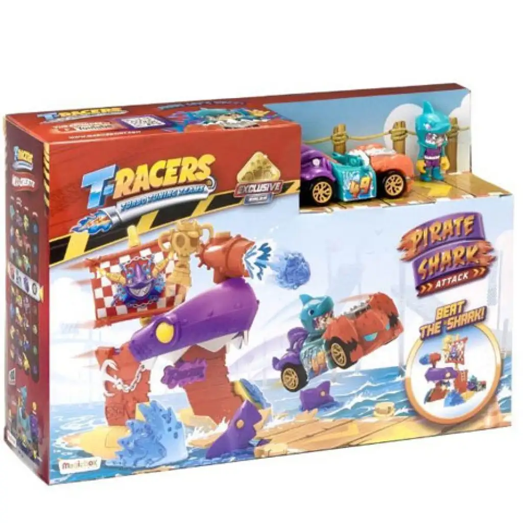 T-Racers: Pirátsky útok so žralokmi hrací set