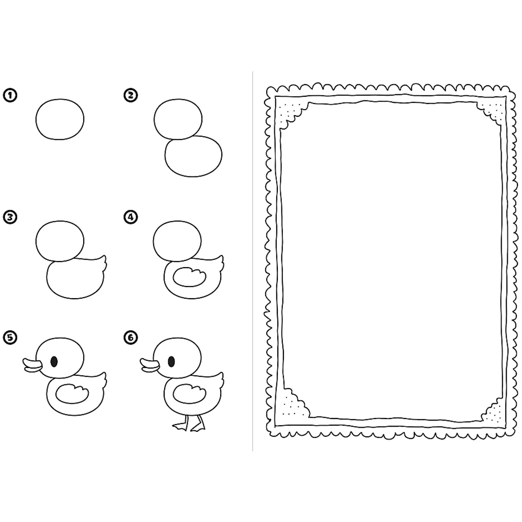 Kresli zvieratá krok za krokom - pracovný zošit - Trefl kép 2